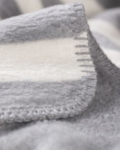 Pătură Cosy Home 150x200 cm grey stripes