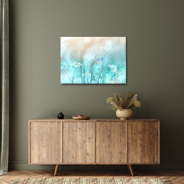 Tablou - Fluture în albastru (70x50 cm)
