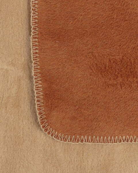 Pătură Cosy Home 150x200 cm cognac/beige