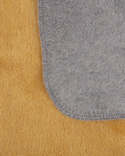 Pătură Cosy Home 150x200 cm mustard/grey