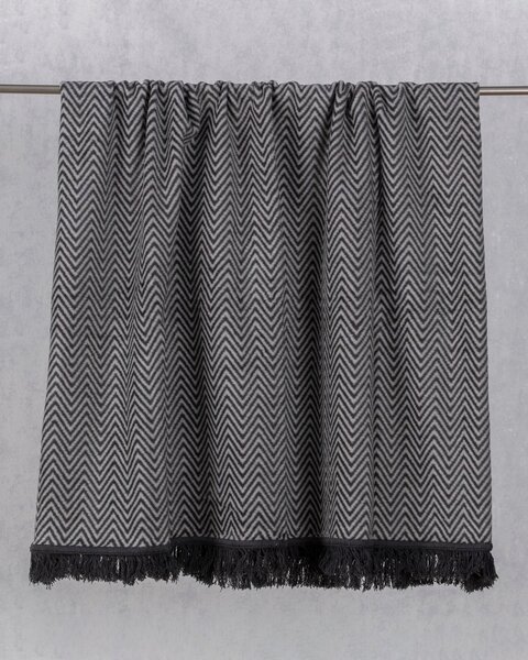 Pătură Cosy Home 150x200 cm Grey Chevron