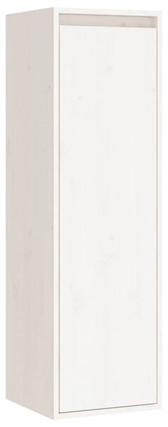 Dulap de perete, alb, 30x30x100 cm, lemn masiv de pin