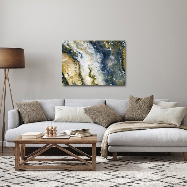 Tablou - Abstract auriu (70x50 cm)