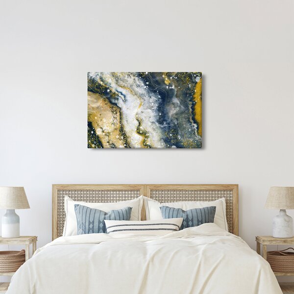 Tablou - Abstract auriu (90x60 cm)
