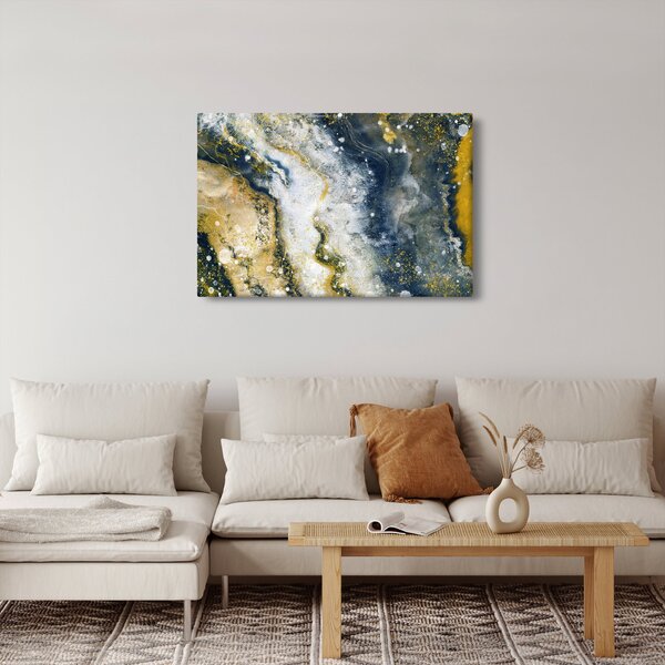 Tablou - Abstract auriu (90x60 cm)