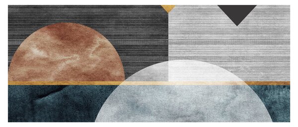 Tablou - Forme și texturi (120x50 cm)