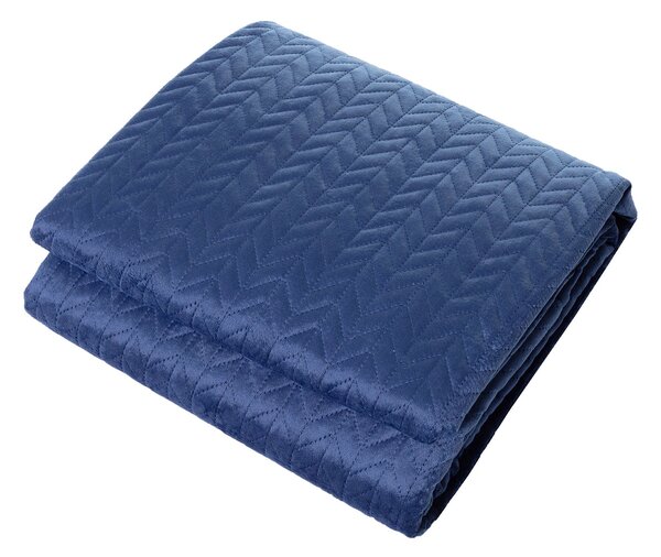 Cuvertură de pat Silky Chic 220x240cm albastru regal