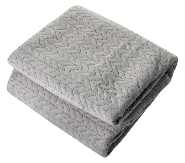 Cuvertură de pat Silky Chic 220x240cm gri
