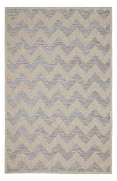 Covor Modern Chevron beige/ice blue 160x230 cm
