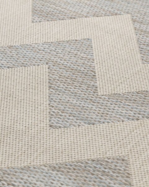 Covor Modern Chevron beige/ice blue 160x230 cm