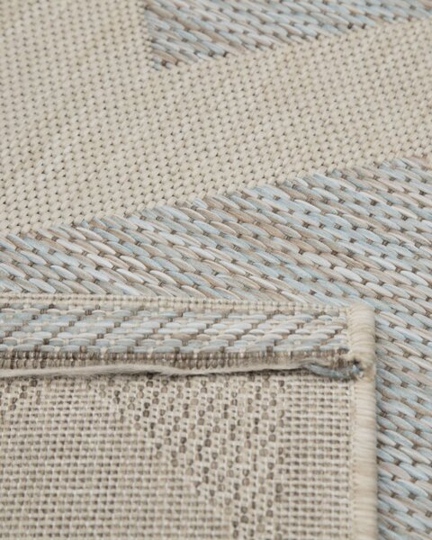 Covor Modern Chevron beige/ice blue 160x230 cm