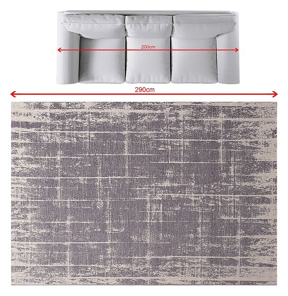 Covor Velvet beige/dark grey 200x290cm
