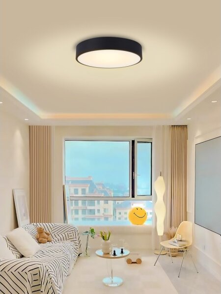 Plafonieră LED dimabilă Immax NEO 07202L RONDATE 53W/230V negru Tuya + telecomandă