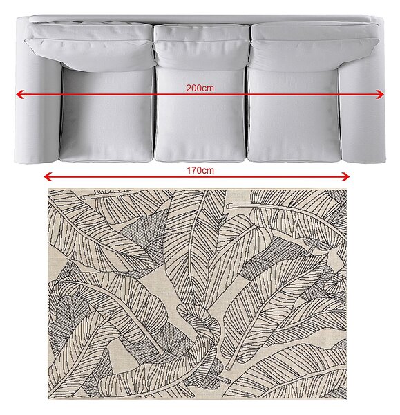 Covor Cottage beige/black 120x170 cm