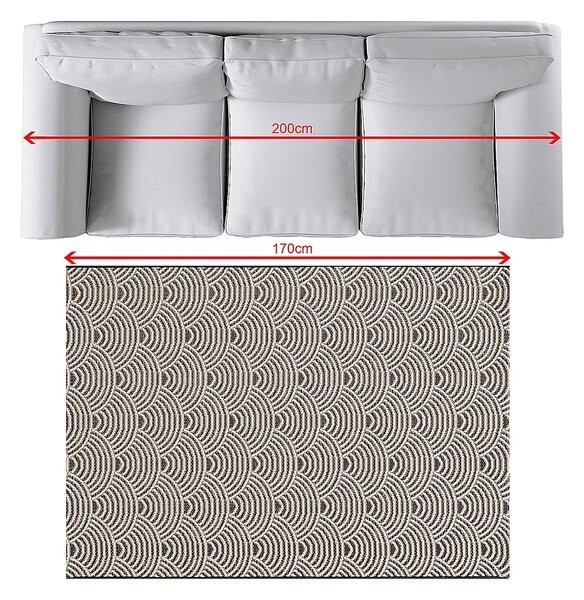 Covor Jersey Home beige/black 120x170cm