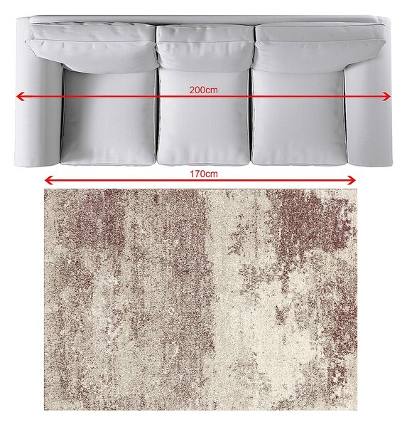 Covor Softness silver/claret 120x170cm