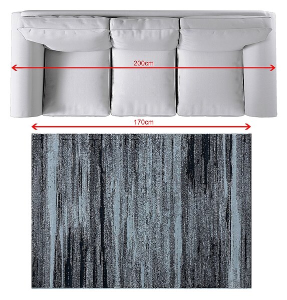 Covor Sevilla sky blue/frost grey 120x170cm