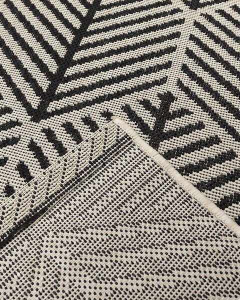 Covor Cottage black/beige 200x290cm