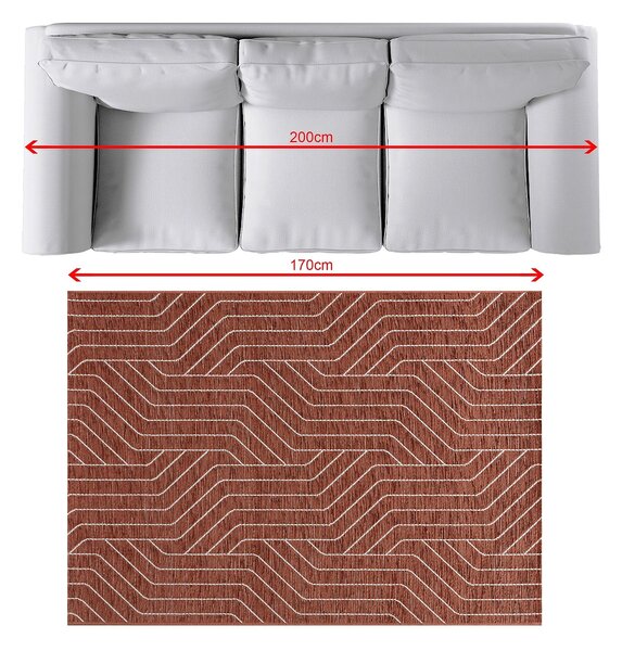Covor Velvet beige/rust 120x170cm