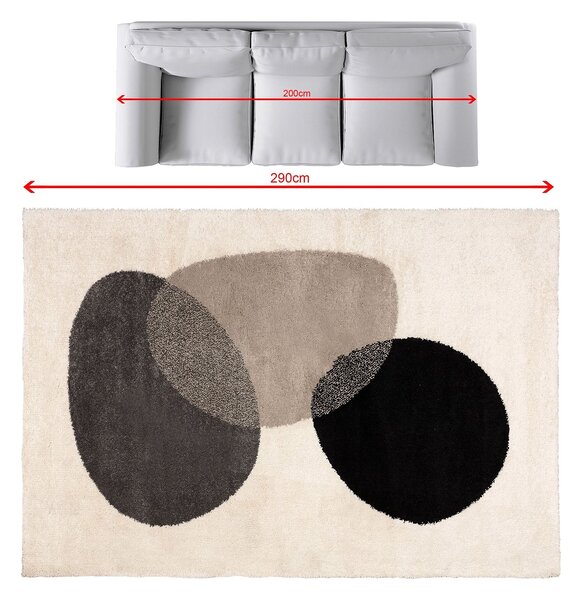 Covor Royal Nomadic Living cream/dark grey 200x290 cm