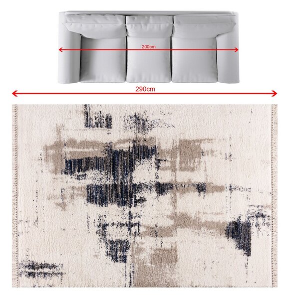 Covor Boho cream/sailor blue 200x290cm