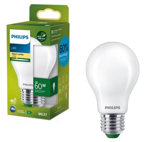 Bec LED Philips A60 ULTRAEFFICIENT E27/4W/230V 2700K