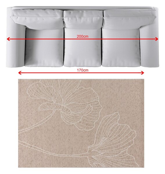 Covor Velvet beige/sand 120x170cm