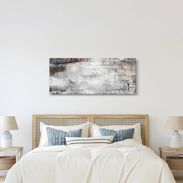 Tablou - Abstract pânză texturată (120x50 cm)
