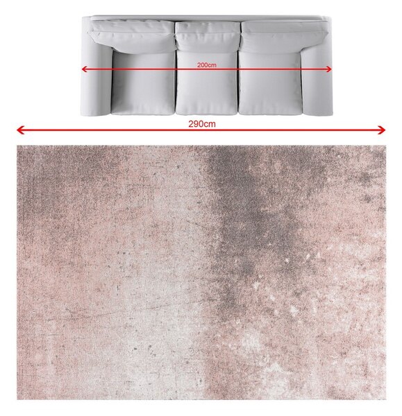 Covor Softness cream rose 200x290cm