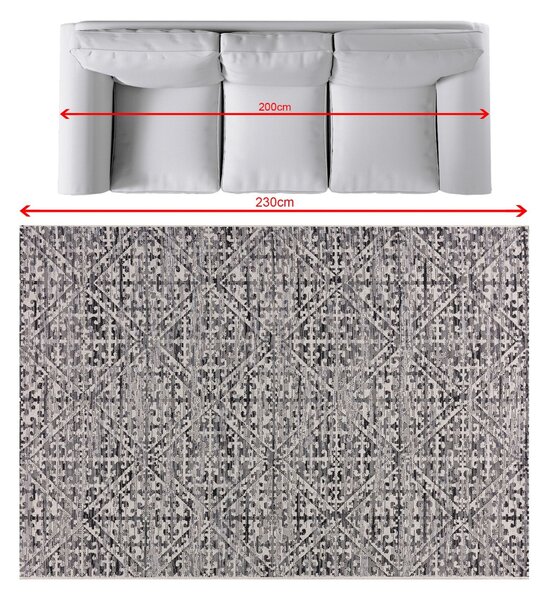 Covor Breeze beige/charcoal grey 160x230cm
