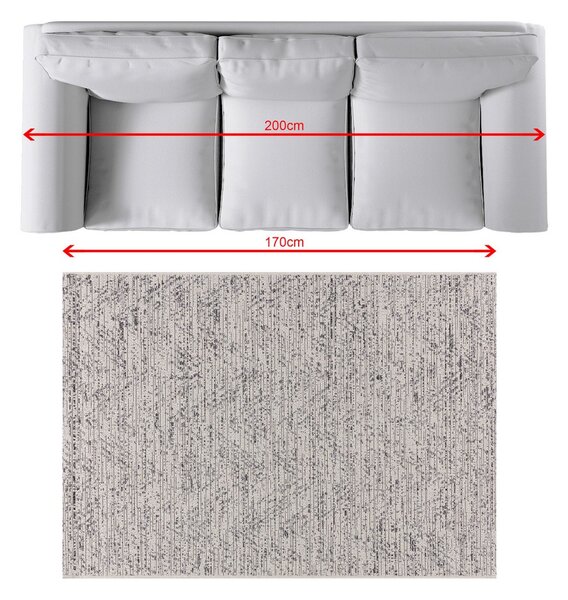 Covor Breeze charcoal/grey 120x170cm