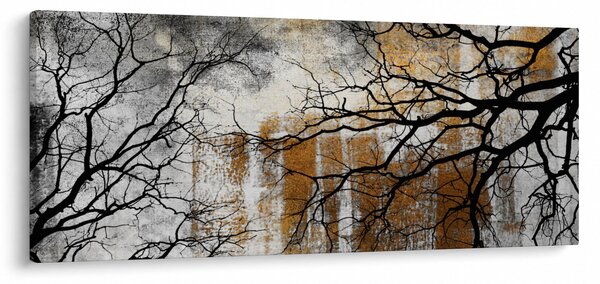 Tablou - Siluetă copac (120x50 cm)