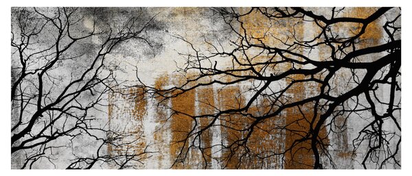 Tablou - Siluetă copac (120x50 cm)