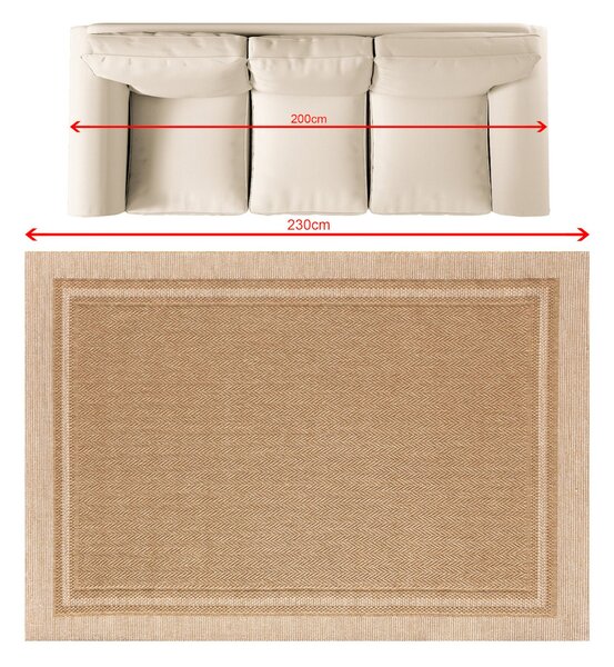 Covor Sienna camel 160x230 cm