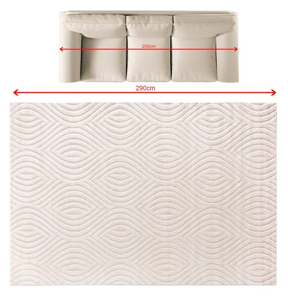 Covor Serenno cream 200x290 cm