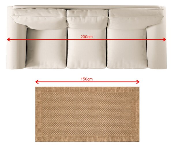 Covor Corton camel 80x150 cm