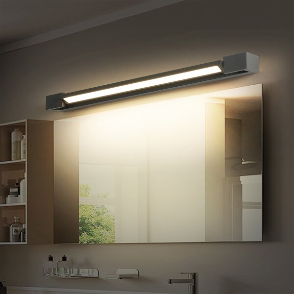 Brilagi - Lumină LED pentru oglindă de baie AQUA LINE LED/18W/230V 60 cm IP44 antracit