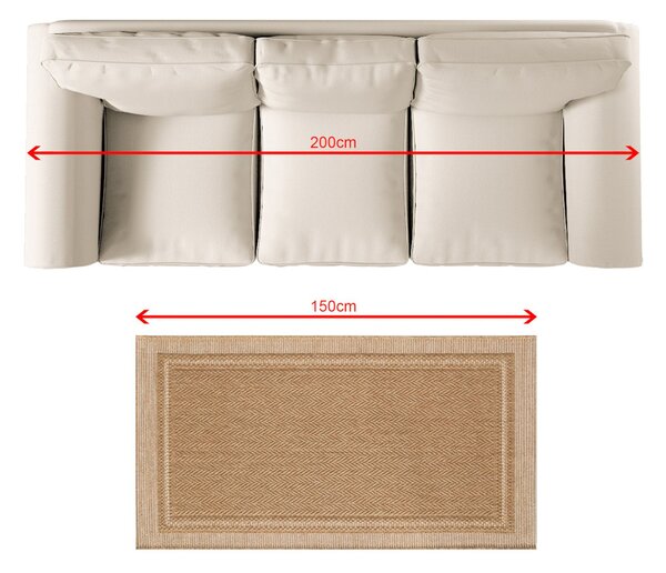 Covor Sienna camel 80x150 cm