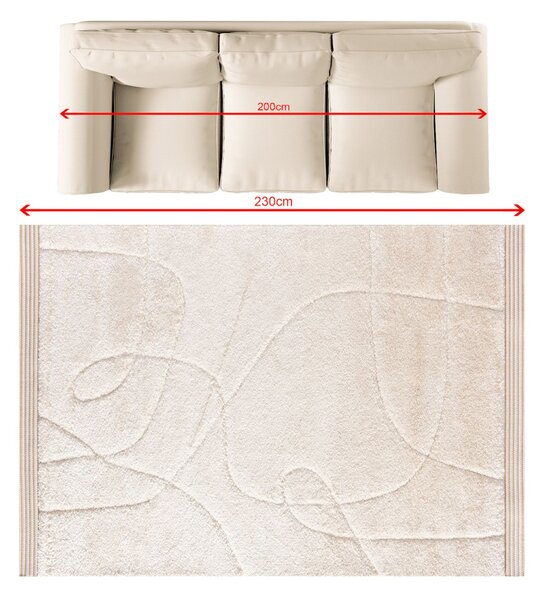 Covor Ardano cream 160x230 cm