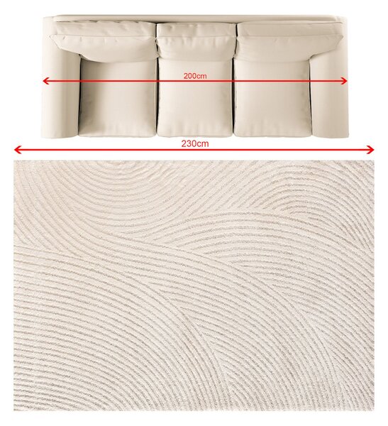 Covor Travero beige/cream 160x230 cm