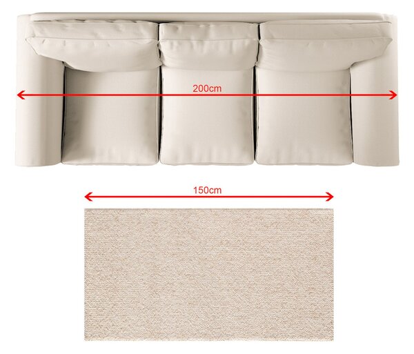 Covor Solaro cream/camel 80x150 cm