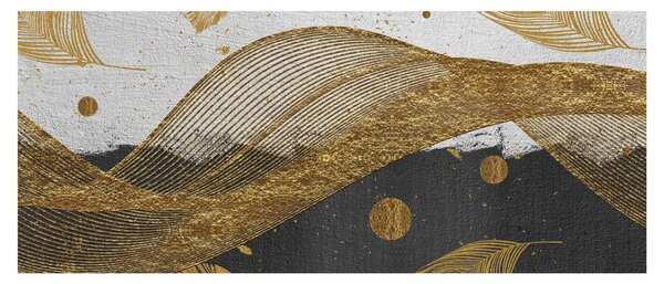 Tablou - Pene aurii (120x50 cm)