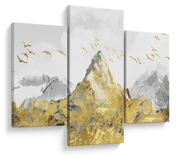 Tablou - Munte auriu (90x60 cm)