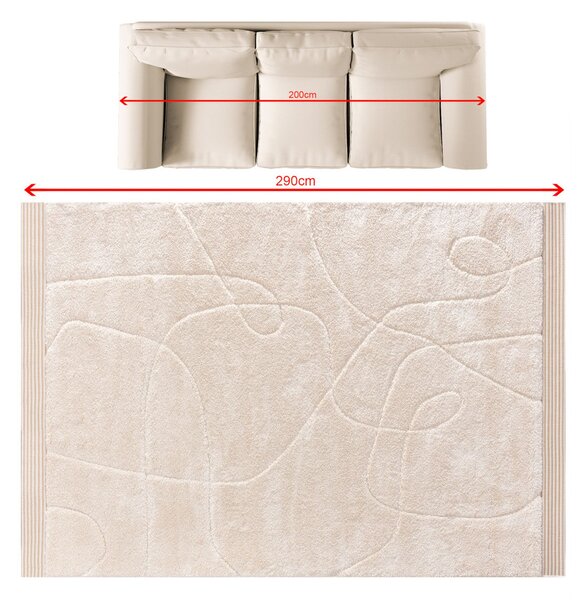 Covor Ardano cream 200x290 cm