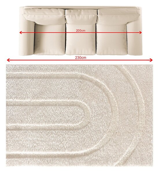 Covor Oslo cream 160x230 cm