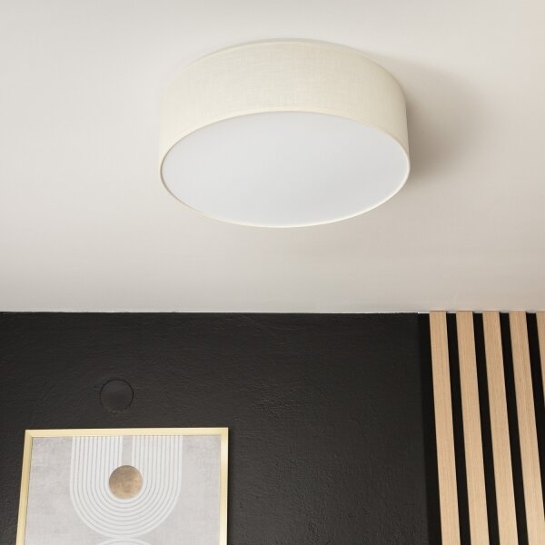 Plafonieră SIRJA DOUBLE 4xE27/15W/230V d. 45 cm crem