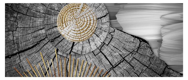 Tablou - Trunchiul copacului colaj (120x50 cm)