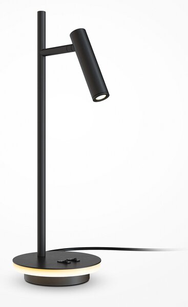 Maytoni Estudo LED lampă de masă, negru Înălțime 45,5 cm metal, Negru, Camera de zi / sufragerie, Metal, Modern