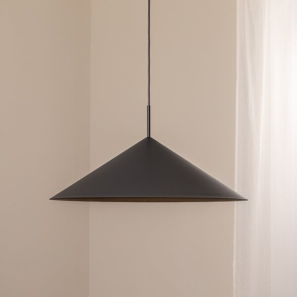 Eko-Light Lampă suspendată Capital, negru, 1 bec, Ø 60 cm, GX53, reglabil, Negru, Camera de zi / sufragerie, Metal, Modern
