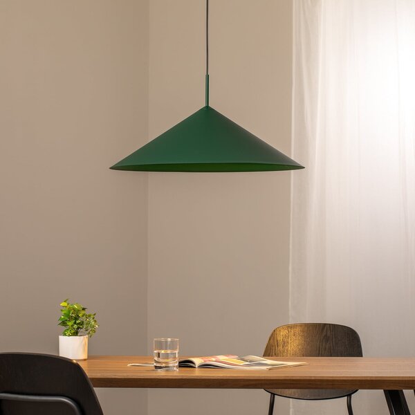 Eko-Light Lampă suspendată Capital, verde, 1 bec, Ø 60 cm, GX53, reglabil, Verde, Camera de zi / sufragerie, Metal, Modern